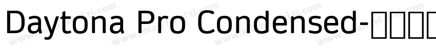 Daytona Pro Condensed字体转换